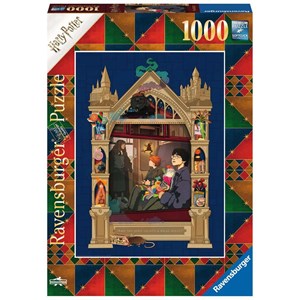 Ravensburger (16515) - "Harry Potter, On the Way to Hogwarts" - 1000 pièces