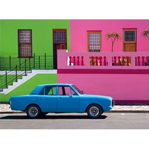 Clementoni (35076) - "The Blue Car" - 500 pièces