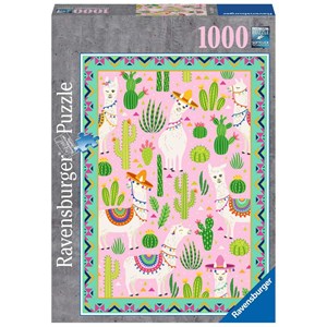 Ravensburger (15259) - "Mignons Alpagas" - 1000 pièces