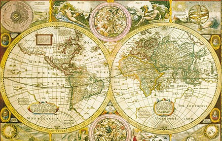 Clementoni (97117) - "Old Map" - 2000 pièces