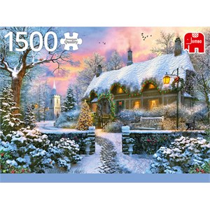 Jumbo (18830) - "Whitesmith’s Cottage in Winter" - 1500 pièces