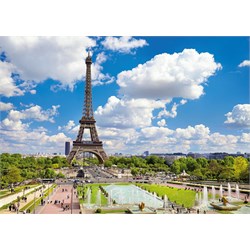 Jumbo (18847) - "Eiffel Tower in Summer, Paris" - 1000 pièces