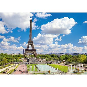 Jumbo (18847) - "Eiffel Tower in Summer, Paris" - 1000 pièces