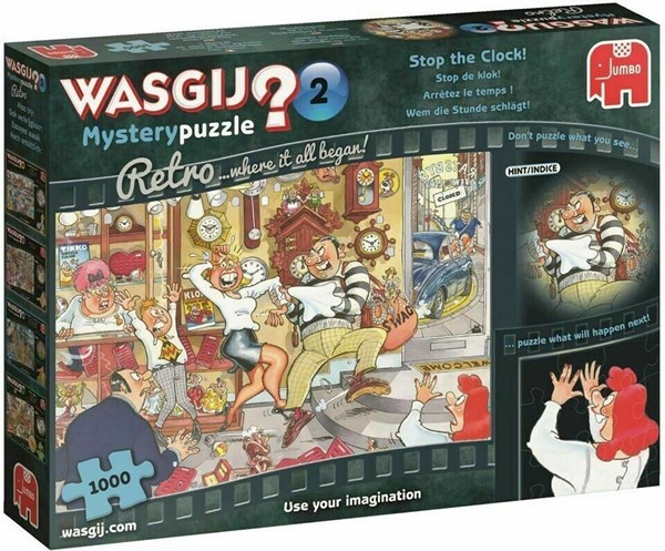 Jumbo (10878) - "Mystery 2, Stop The Clock" - 1000 pièces