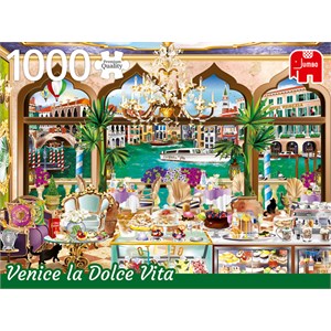 Jumbo (18809) - "Venice La Dolce Vita" - 1000 pièces
