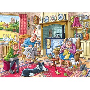 Jumbo (19175) - "Wasgij Mystery 17, Catching A Break" - 1000 pièces