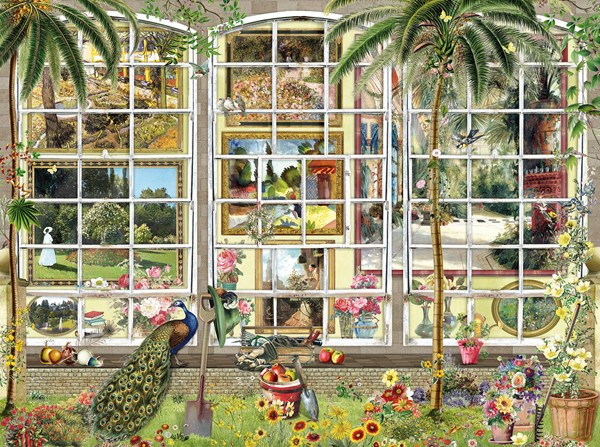 SunsOut (27250) - Barbara Behr: "Gardens in Art" - 1000 pièces