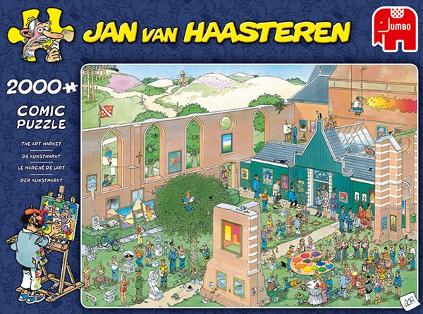 Jumbo (20023) - Jan van Haasteren: "Le Marché de l'Art" - 2000 pièces