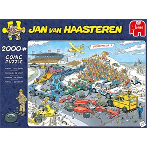 Jumbo (19097) - Jan van Haasteren: "Formule 1" - 2000 pièces