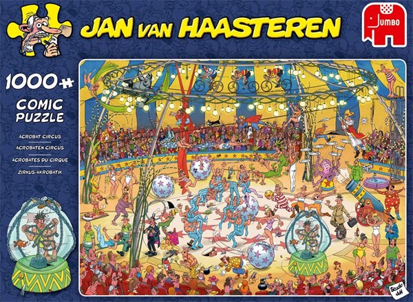 Jumbo (19089) - Jan van Haasteren: "Acrobat Circus" - 1000 pièces