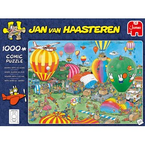 Jumbo (20024) - Jan van Haasteren: "Hooray, Miffy 65 years" - 1000 pièces