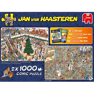Jumbo (19098) - Jan van Haasteren: "Holiday Shopping" - 1000 pièces