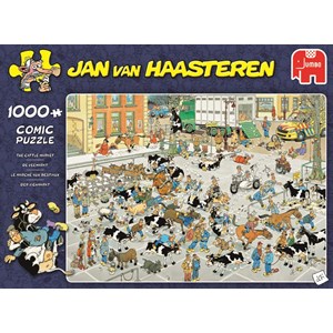 Jumbo (19075) - Jan van Haasteren: "The Cattle Market" - 1000 pièces