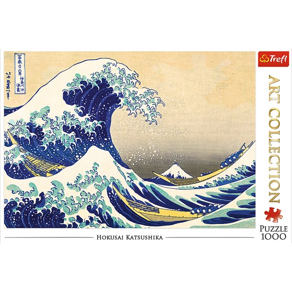 Trefl (10521) - Hokusai: "The Great Wave" - 1000 pièces