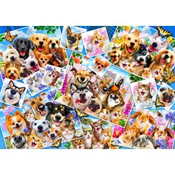 Bluebird Puzzle (70283) - "Selfie Pet Collage" - 1000 pièces