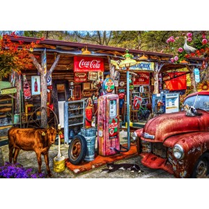Bluebird Puzzle (70209) - "On the Back Roads in the Country" - 1000 pièces