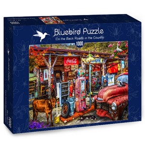 Bluebird Puzzle (70209) - "On the Back Roads in the Country" - 1000 pièces