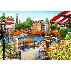 Bluebird Puzzle (70143) - "Amsterdam" - 1500 pièces