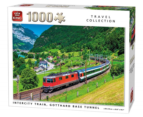 King International (05716) - "Intercity Train, Gotthard Base Tunnel" - 1000 pièces