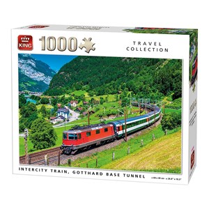 King International (05716) - "Intercity Train, Gotthard Base Tunnel" - 1000 pièces