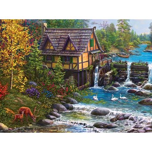 SunsOut (42939) - "Mill by the Stream" - 1000 pièces