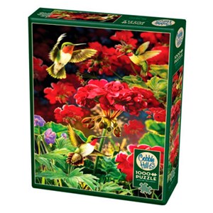 Cobble Hill (80091) - "Ruby Geraniums" - 1000 pièces