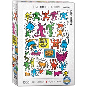 Eurographics (6000-5513) - Keith Haring: "Collage" - 1000 pièces