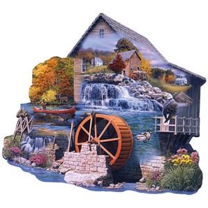 SunsOut (95065) - Russell Cobane: "The Old Mill Stream" - 1000 pièces