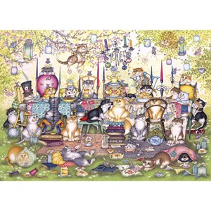 Gibsons (G6259) - Linda Jane Smith: "Mad Catter's Tea Party" - 1000 pièces