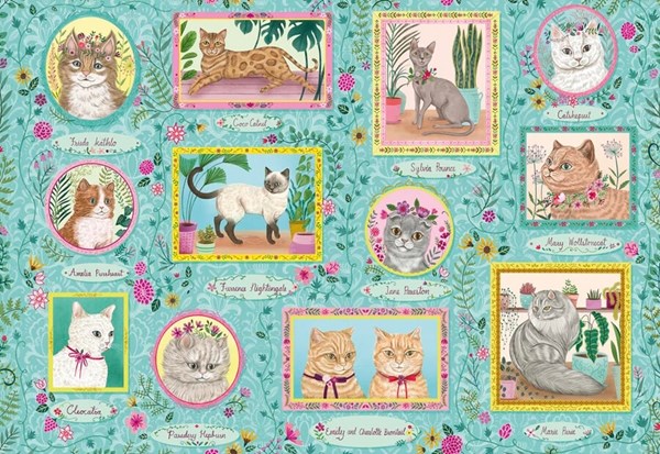 Gibsons (G6603) - Pimlada Phuapradit: "Famous Felines" - 1000 pièces