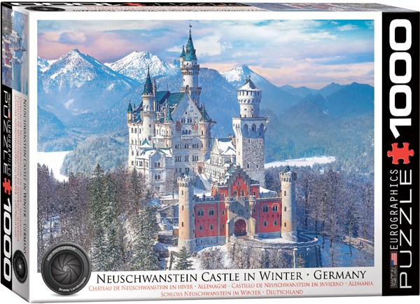 Eurographics (6000-5419) - "Neuschwanstein en Hiver, Allemagne" - 1000 pièces