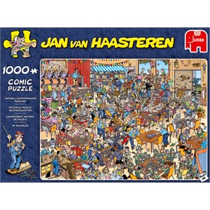 Jumbo (19090) - Jan van Haasteren: "National Championships Puzzling" - 1000 pièces