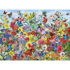 Cobble Hill (80032) - Barbara Behr: "Butterfly Garden" - 1000 pièces