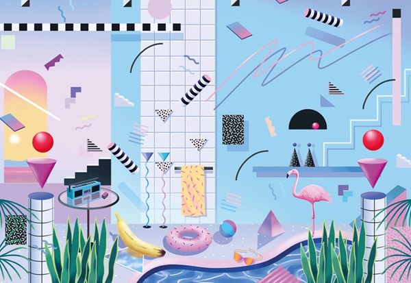 Cloudberries (33010) - "Poolside" - 1000 pièces