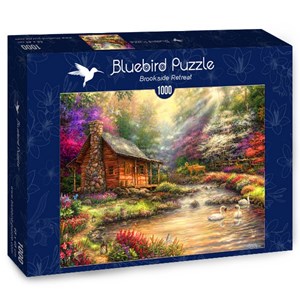 Bluebird Puzzle (70206) - Chuck Pinson: "Brookside Retreat" - 1000 pièces