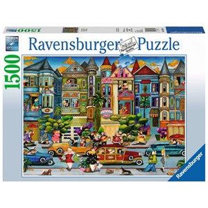 Ravensburger (16261) - "The Painted Ladies" - 1500 pièces