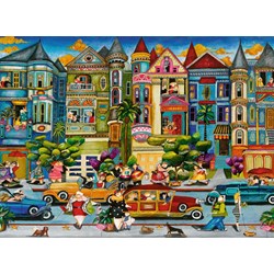 Ravensburger (16261) - "The Painted Ladies" - 1500 pièces