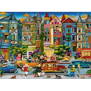Ravensburger (16261) - "The Painted Ladies" - 1500 pièces
