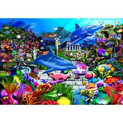Bluebird Puzzle (70145) - "Lost Undersea World" - 1000 pièces