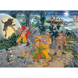 Jumbo (19158) - "Mystery 14, The Hound of Wasgijville" - 1000 pièces