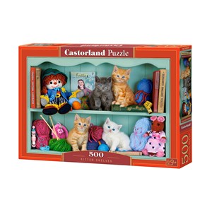 Castorland (B-53377) - "Kitten Shelves" - 500 pièces