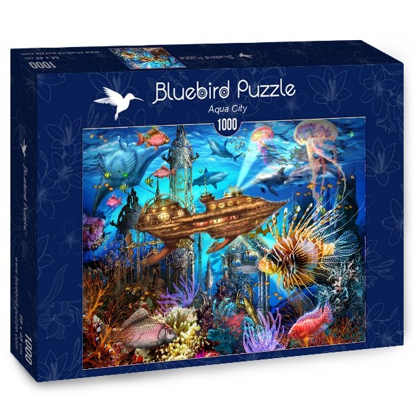 Bluebird Puzzle (70121) - "Aqua City" - 1000 pièces