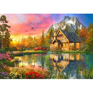 Bluebird Puzzle (70164) - Dominic Davison: "The Mountain Cabin" - 1000 pièces