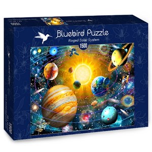 Bluebird Puzzle (70188) - Adrian Chesterman: "Ringed Solar System" - 1500 pièces