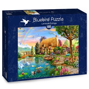 Bluebird Puzzle (70167) - Adrian Chesterman: "Lakeside Cottage" - 1000 pièces