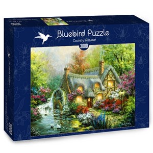 Bluebird Puzzle (70063) - Nicky Boehme: "Country Retreat" - 3000 pièces