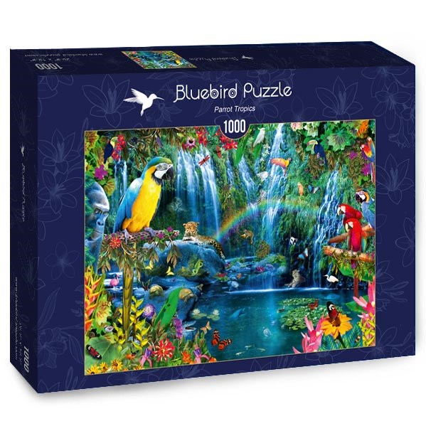 Bluebird Puzzle (70298) - "Parrot Tropics" - 1000 pièces