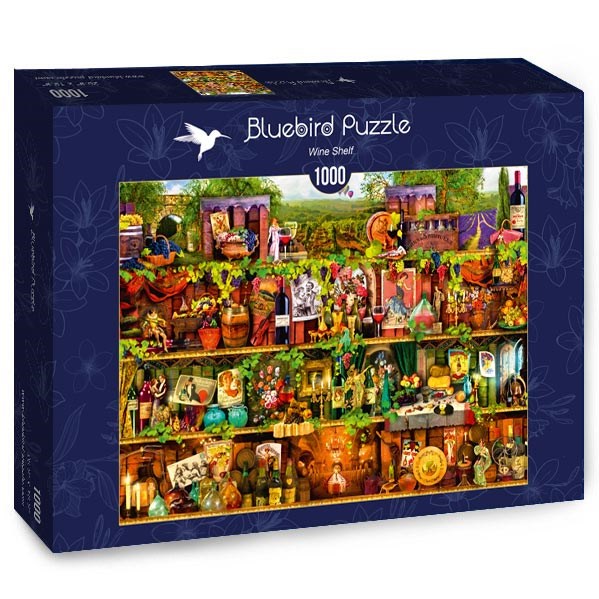 Bluebird Puzzle (70304) - "Wine Shelf" - 1000 pièces