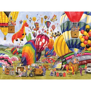 SunsOut (52406) - Gale Pitt: "Balloon Landing" - 1000 pièces
