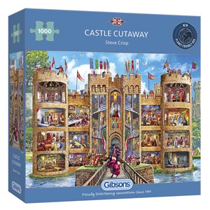 Gibsons (G6289) - Steve Crisp: "Castle Cutaway" - 1000 pièces
